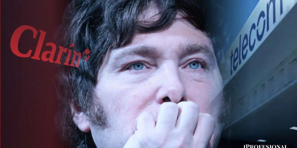 Milei arremete contra Clarín tras la compra de Telefónica por Telecom y tensa su relación con Pedro Sánchez