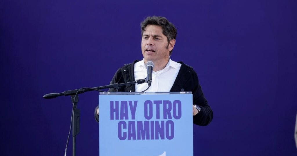 Kicillof lanza el Movimiento Derecho al Futuro y critica a Milei