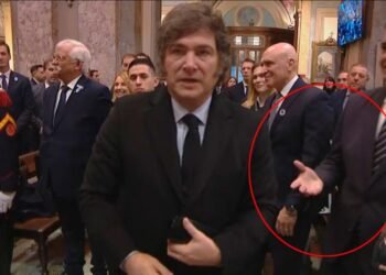 Milei ignoró el saludo de Jorge Macri en el acto por el 25 de mayo en la Catedral