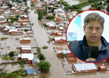 Kicillof reactivará diez obras hidráulicas tras inundaciones en la Provincia