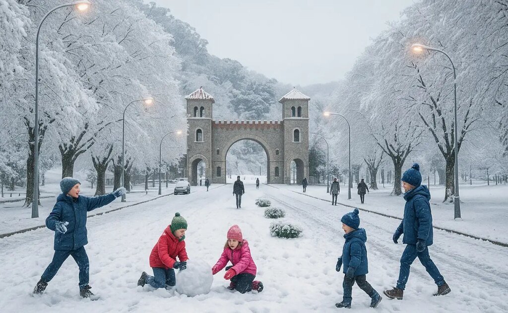 Expectativa por posible nevada en Tandil este fin de semana