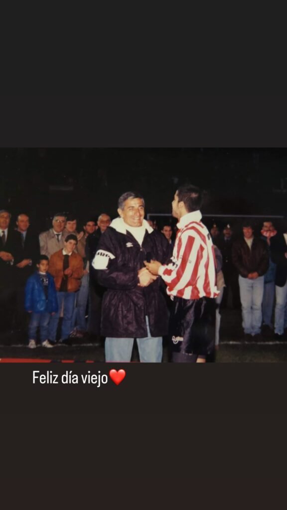 Juan Sebastián Verón rinde homenaje a su padre en el Día del Padre