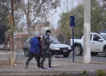 Nevada sorprende a Tandil y llena de fotos las redes sociales