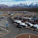 Camiones varados en Uspallata por lentitud en el paso a Chile