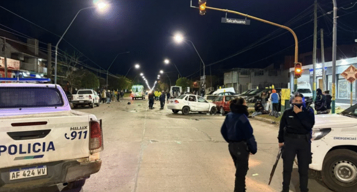 Mortal choque en Mar del Plata deja un muerto y seis heridos en caravana de motos
