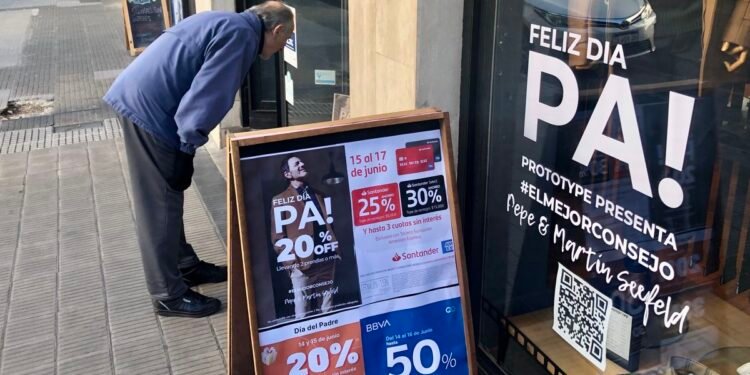 Caen las ventas del Día del Padre un 1,7% y reflejan crisis del consumo