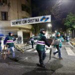 Desalojo nocturno en Constitución: la Policía retira acampes de Kirchneristas