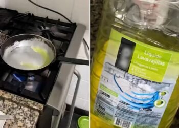 Novio confunde detergente con aceite y desata risas en TikTok