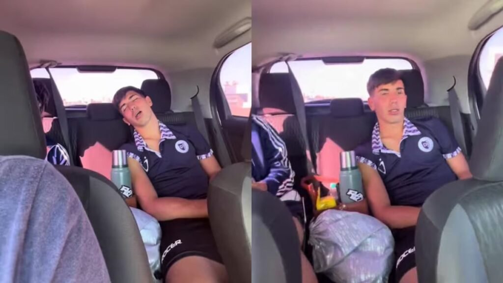 Un joven despierta aterrorizado en broma sobre un choque en TikTok