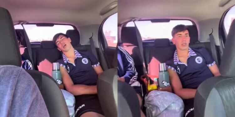 Un joven despierta aterrorizado en broma sobre un choque en TikTok