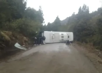 Volcó un micro en Neuquén y hay 20 heridos, cinco en estado grave