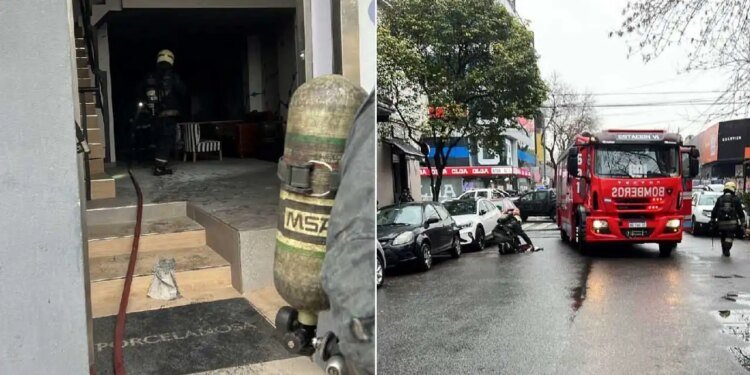 Incendio en canal Neura provoca evacuación en pleno programa en vivo