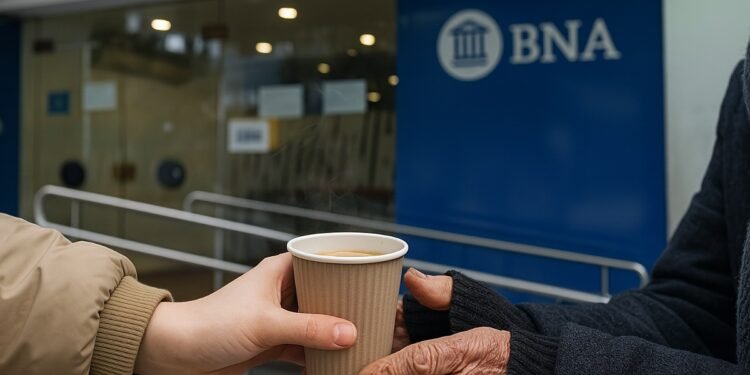 Jóvenes de Ituzaingó brindan café caliente a quienes enfrentan la ola polar