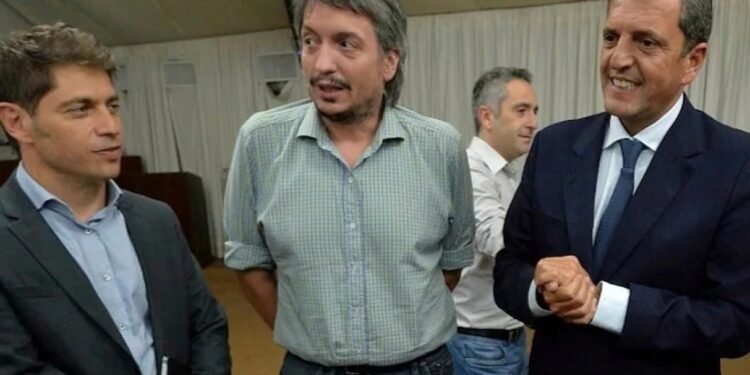 Kicillof, Máximo Kirchner y Massa se reúnen para definir alianza electoral