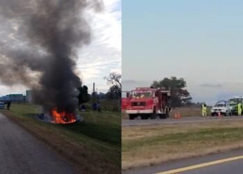 Trágico accidente en Ruta 2 dejó dos víctimas fatales en Lezama