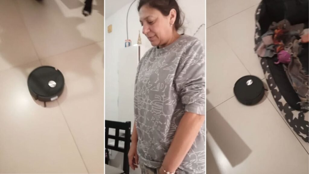 Usuaria de TikTok desata risas al compartir su decepcionante aspiradora robot