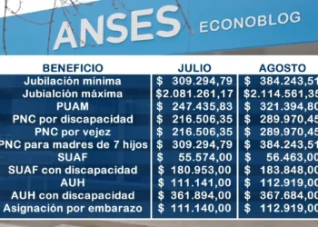 Anses confirmó un aumento en jubilaciones y pensiones para agosto 2025