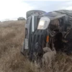 Camioneta vuelca en Ruta Nacional 20 y muere el intendente de Limay Mahuida