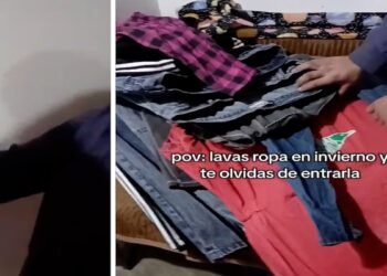 Ola polar congela ropa al aire libre y se vuelve viral en redes sociales