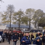 Trabajadores del INTI protestan en General Paz contra su disolución