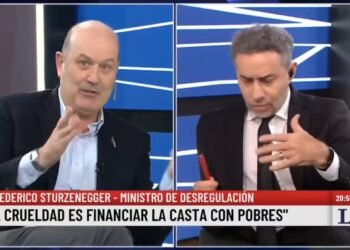Sturzenegger y Majul intercambian críticas en un tenso debate dominical