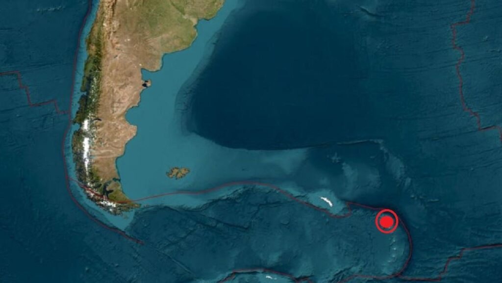 Sismo de magnitud 5.6 sacude las Islas Sandwich del Sur en el Atlántico