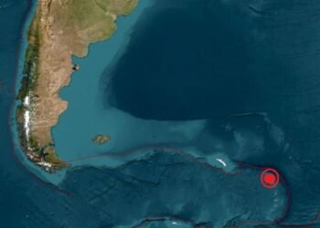 Sismo de magnitud 5.6 sacude las Islas Sandwich del Sur en el Atlántico