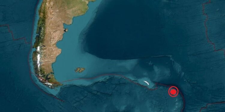 Sismo de magnitud 5.6 sacude las Islas Sandwich del Sur en el Atlántico
