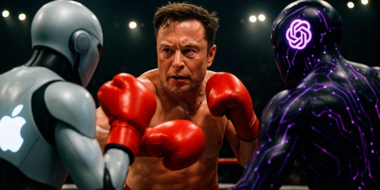 Musk acusa a Apple de manipular el App Store para frenar su chatbot Grok