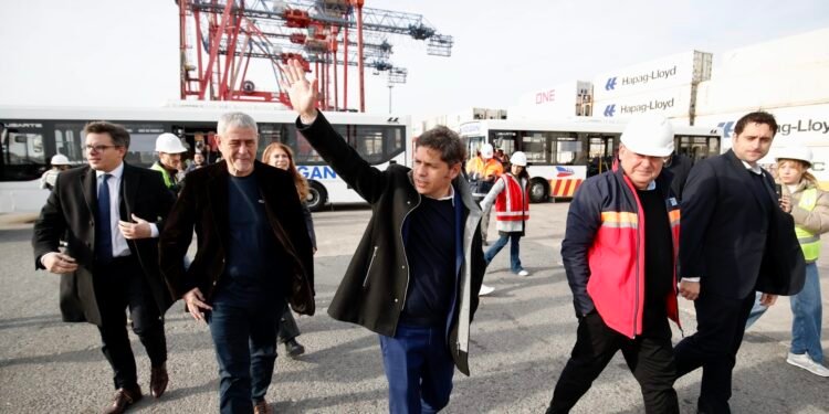 Kicillof impulsa obras clave en Dock Sud en medio de la campaña legislativa