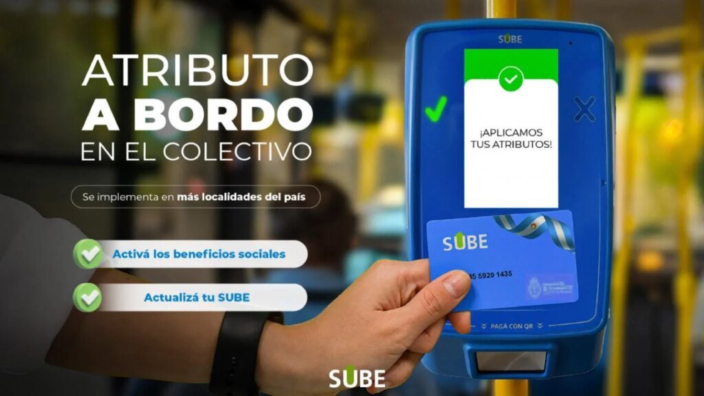 Gobierno lanza Atributo a Bordo para simplificar beneficios en colectivos