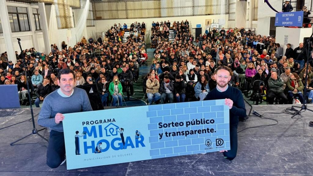 Dolores sortea 400 terrenos del Programa Mi Hogar y promueve inclusión social