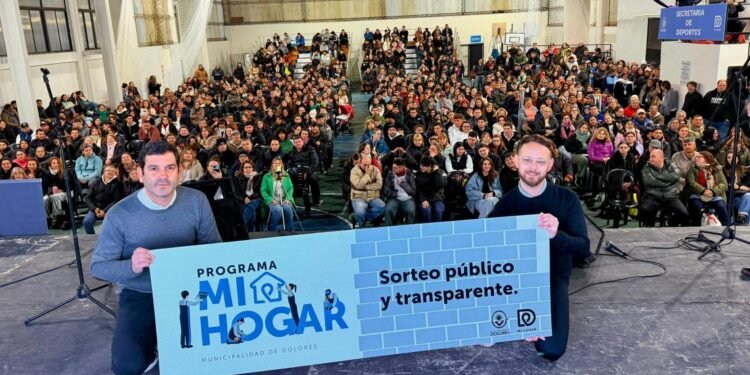 Dolores sortea 400 terrenos del Programa Mi Hogar y promueve inclusión social