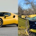 Ferrari de un millón de dólares se despista y queda destruida en San Vicente
