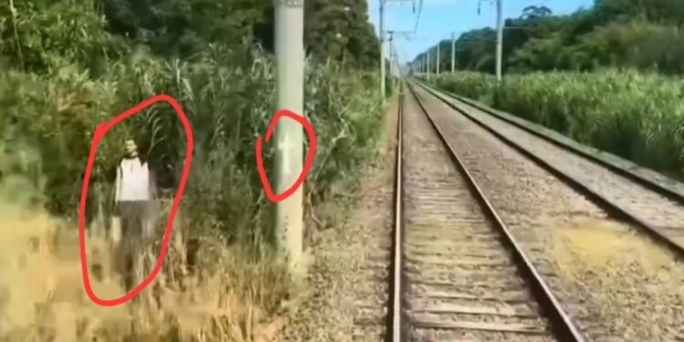 Silueta inquietante sorprende a pasajeros del Tren Roca en Buenos Aires