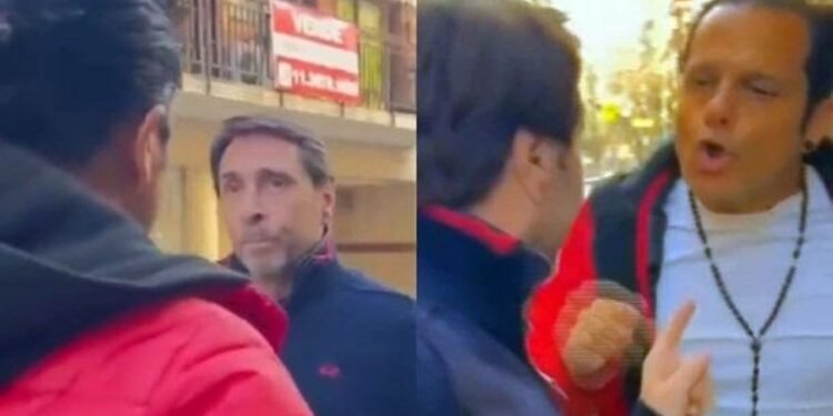 Candidato a diputado agredió a Eduardo Feinmann fuera de Radio Mitre