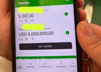 Vecina de Pilar descubre 6 millones de dólares por un error bancario