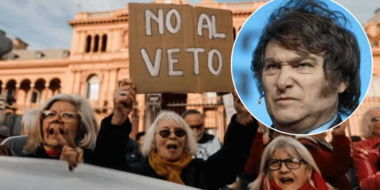 Milei vetó aumentos a jubilados y emergencia por discapacidad en Argentina