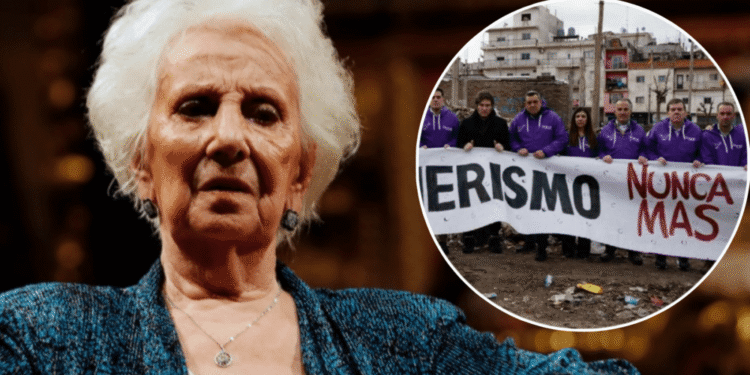 Estela de Carlotto critica a Milei por usar el lema “Nunca Más”