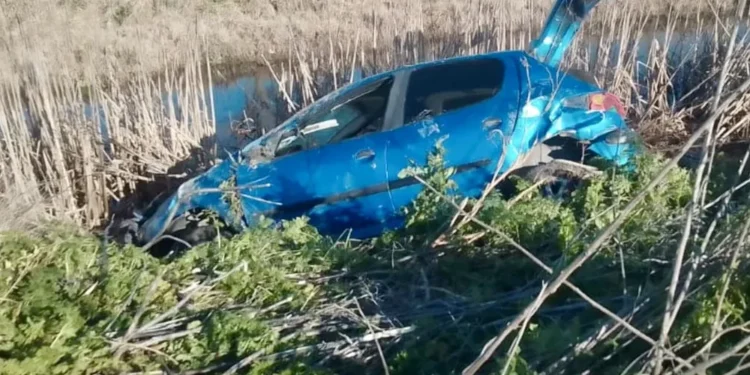 Tres heridos tras vuelco en Ruta 51 provocado por un carpincho en Azul