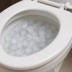 El truco de los cubos de hielo en el inodoro que sorprende por su eficacia