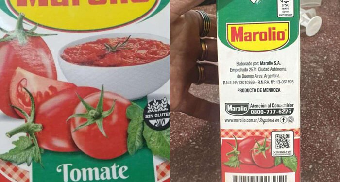 Retiro de lote de tomate Marolio: ANMAT asegura que no es peligroso