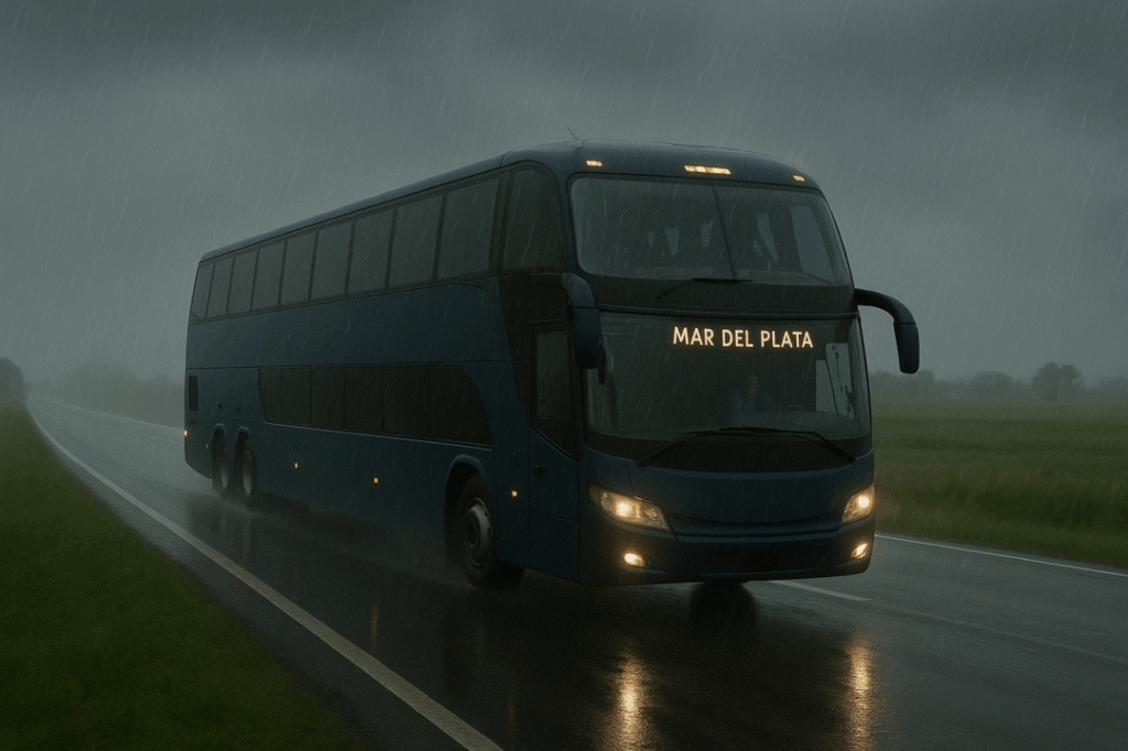 Pasajera denuncia mal estado de micro en viaje a Mar del Plata y se viraliza