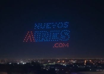 Nuevos Aires lanza su plataforma digital con un innovador show de drones