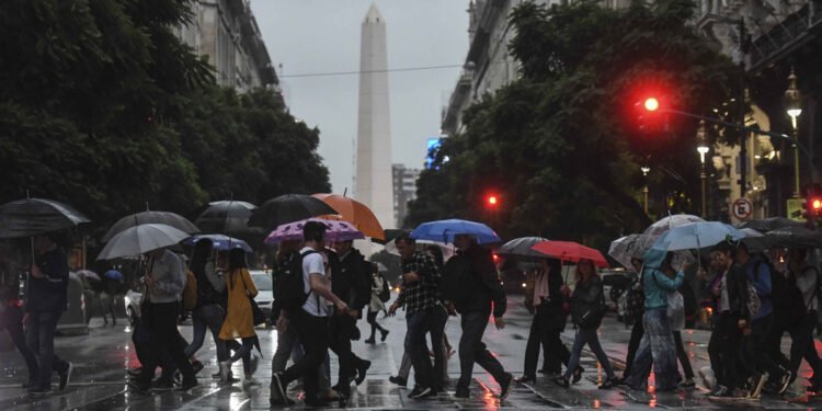 Alerta amarilla por tormentas en Buenos Aires y el AMBA por ciclogénesis