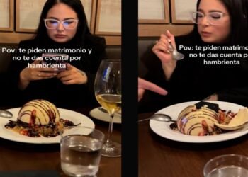 Una propuesta de casamiento se viraliza por la distracción de la novia