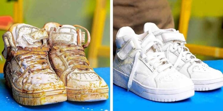 Cómo limpiar zapatillas blancas usando productos naturales y efectivos