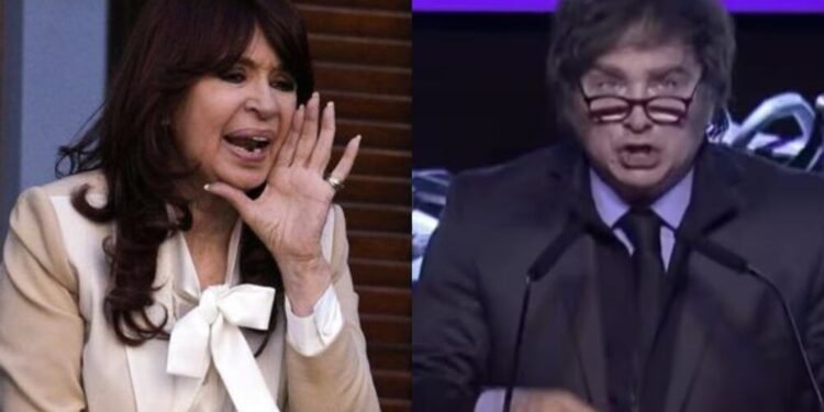 Cristina criticó a Milei por burlas a Néstor Kirchner en campaña electoral
