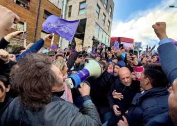 Protestas obligan a Milei a cancelar acto de campaña en Ushuaia