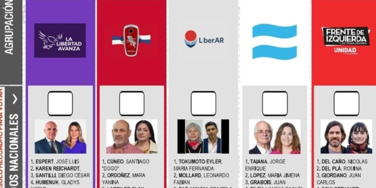 La Cámara Nacional Electoral presenta la boleta única para las elecciones